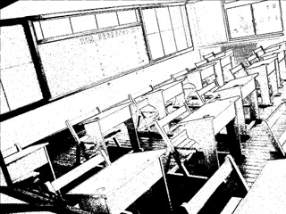 豊郷小学校教室:出力画像