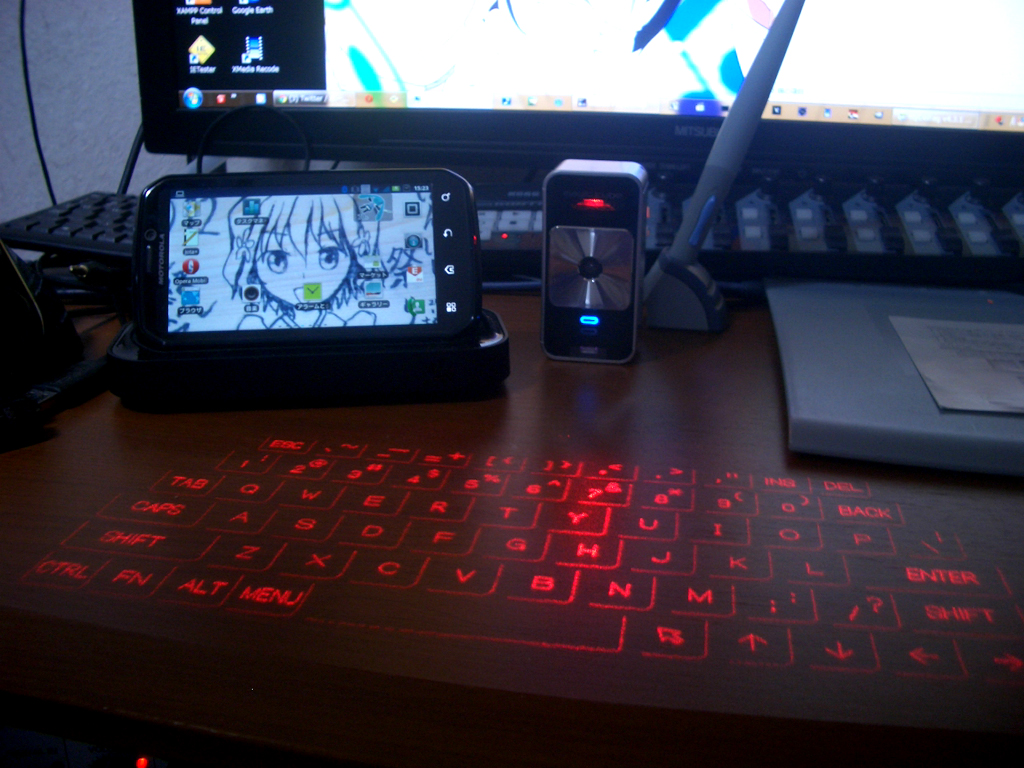 レーザーキーボードMAGICCUBE