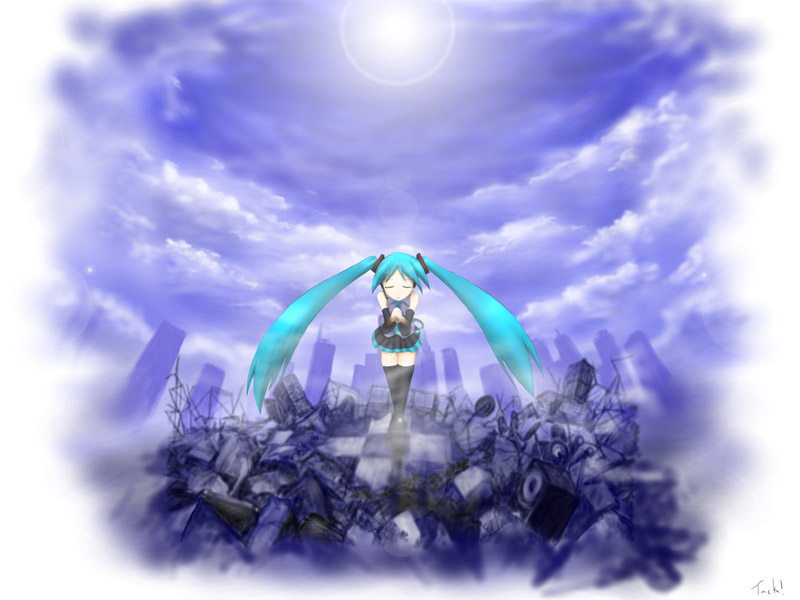 初音ミクの廃墟コンサート